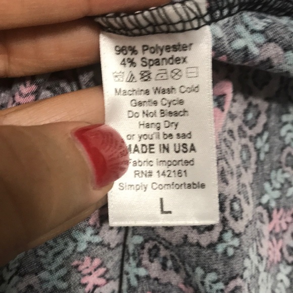 LulaRoe Julia Multi Color Floral Medallion Dress - Picture 3 of 4